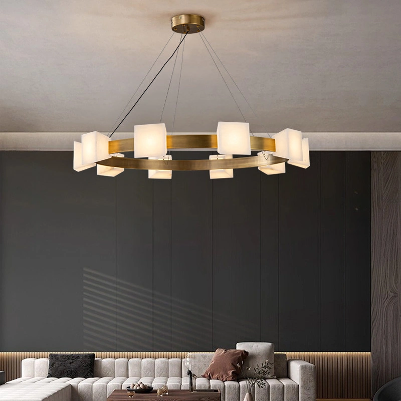 Кольцевые люстры и светильники ARNALD Ring chandelier