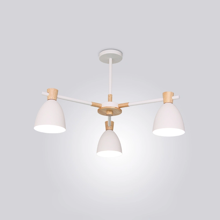 3 плафона (высокая). Цвет белый.