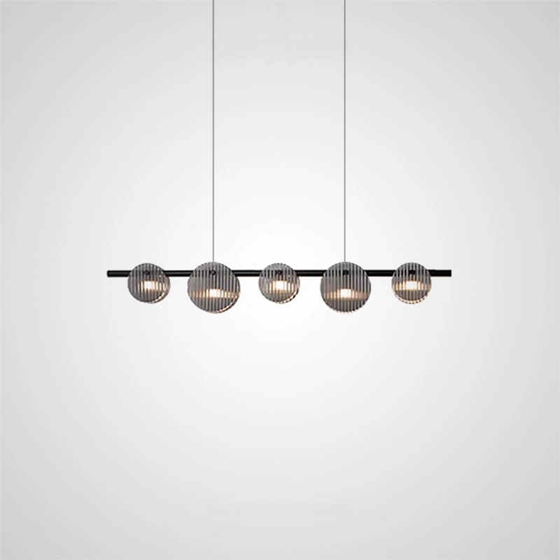 5 плафонов. Цвет Черный. Трехцветный свет