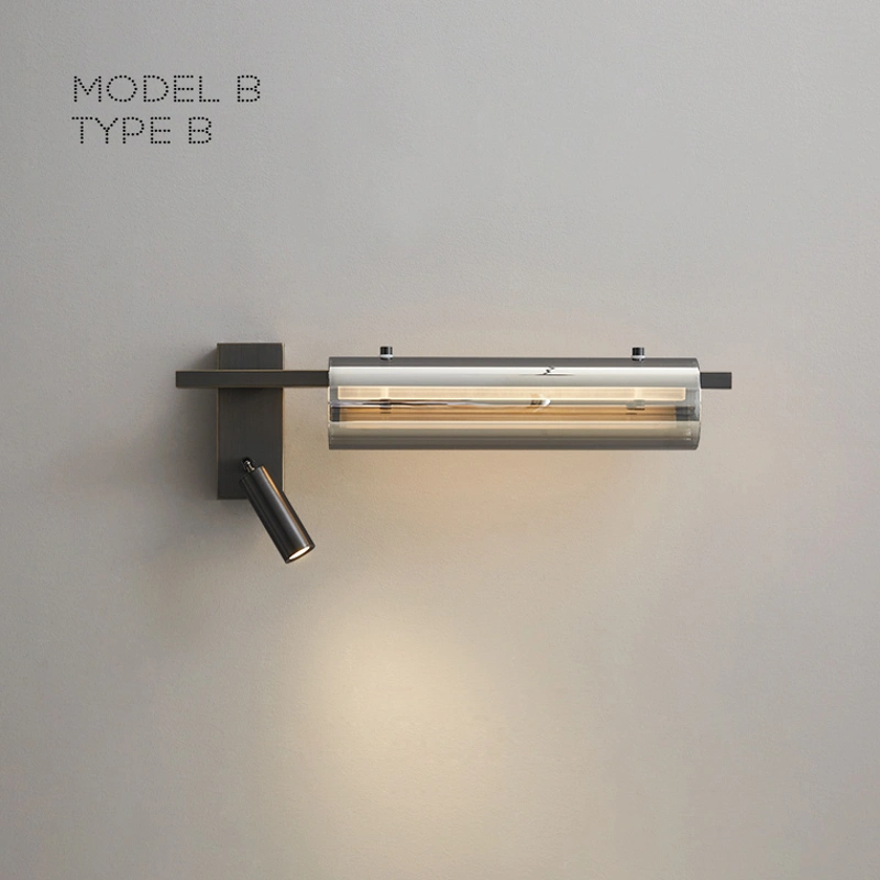 Модель В. Цвет черненая латунь + дымчатый. Тип В