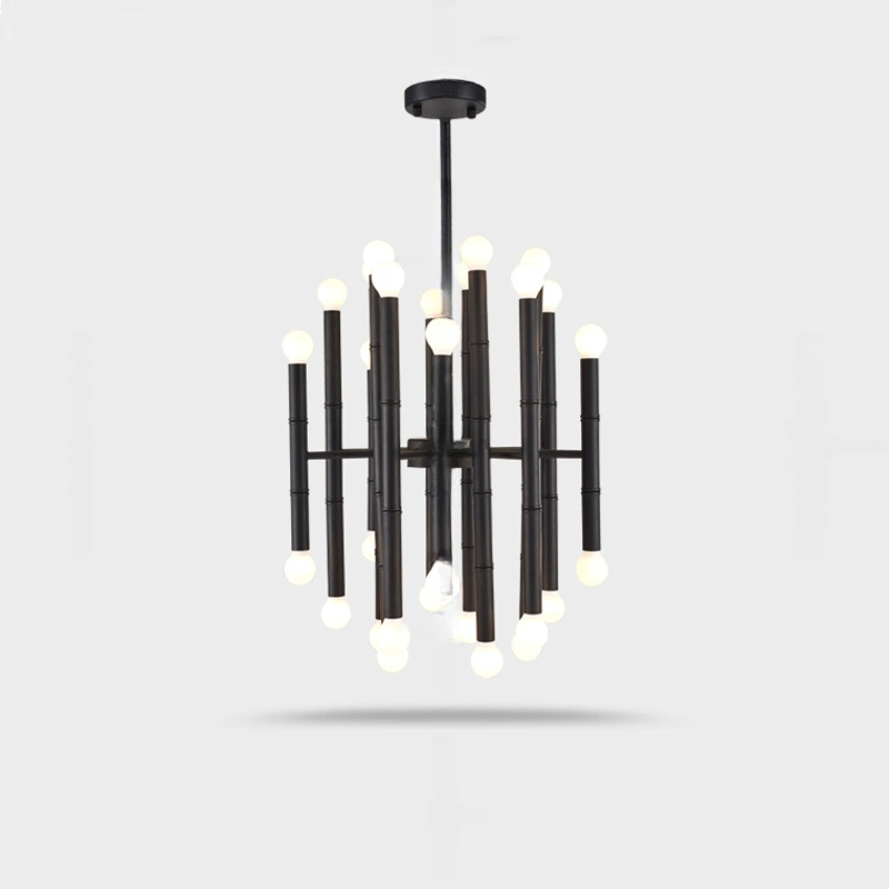 30 ламп. Цвет черный.