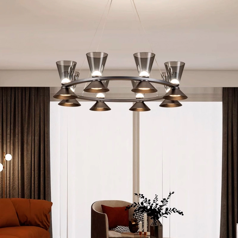 Кольцевые люстры и светильники MALCOLM RING Ring chandelier