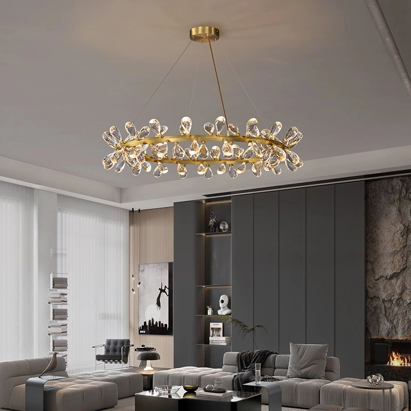Кольцевые люстры и светильники GLORIOLE RING Ring chandelier