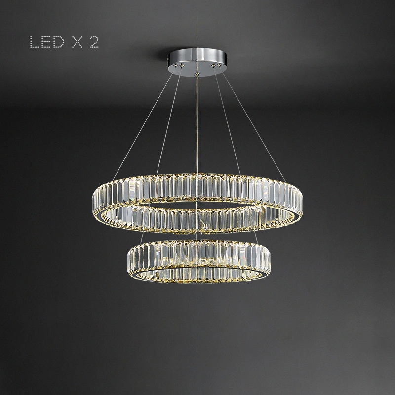 Два кольца. 40 + 60 см. Цвет Хром