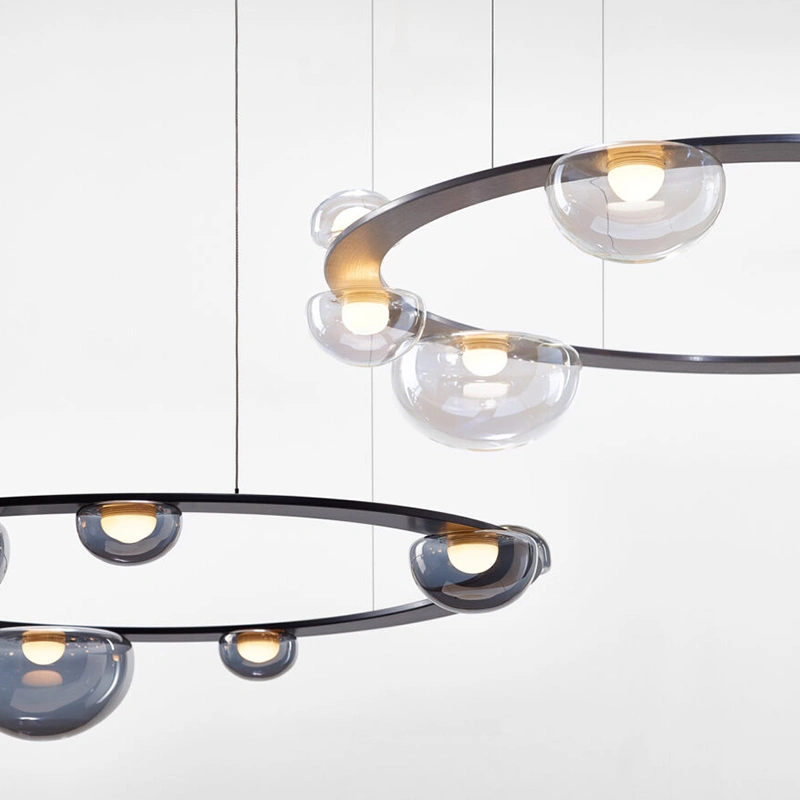Кольцевые люстры и светильники EDISON Ring chandelier