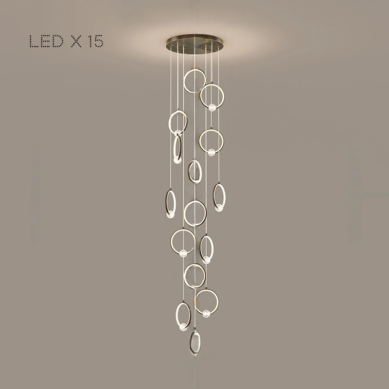 15 ламп. Цвет Латунь