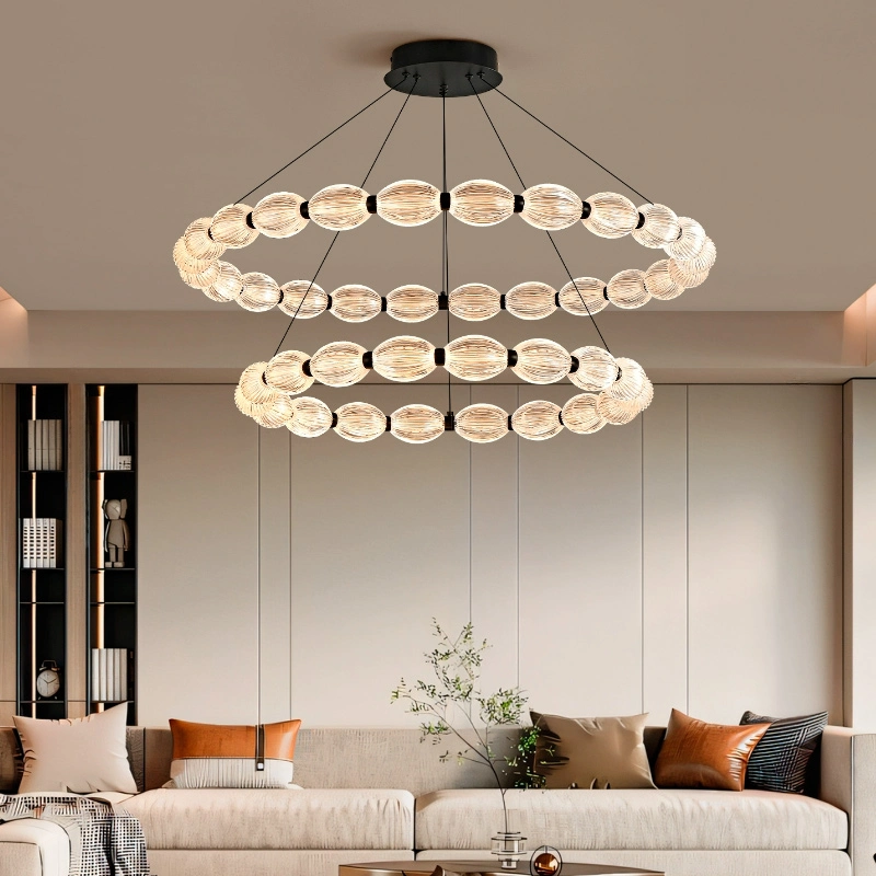 Кольцевые люстры и светильники CARA ELLIPSE RING Ring chandelier