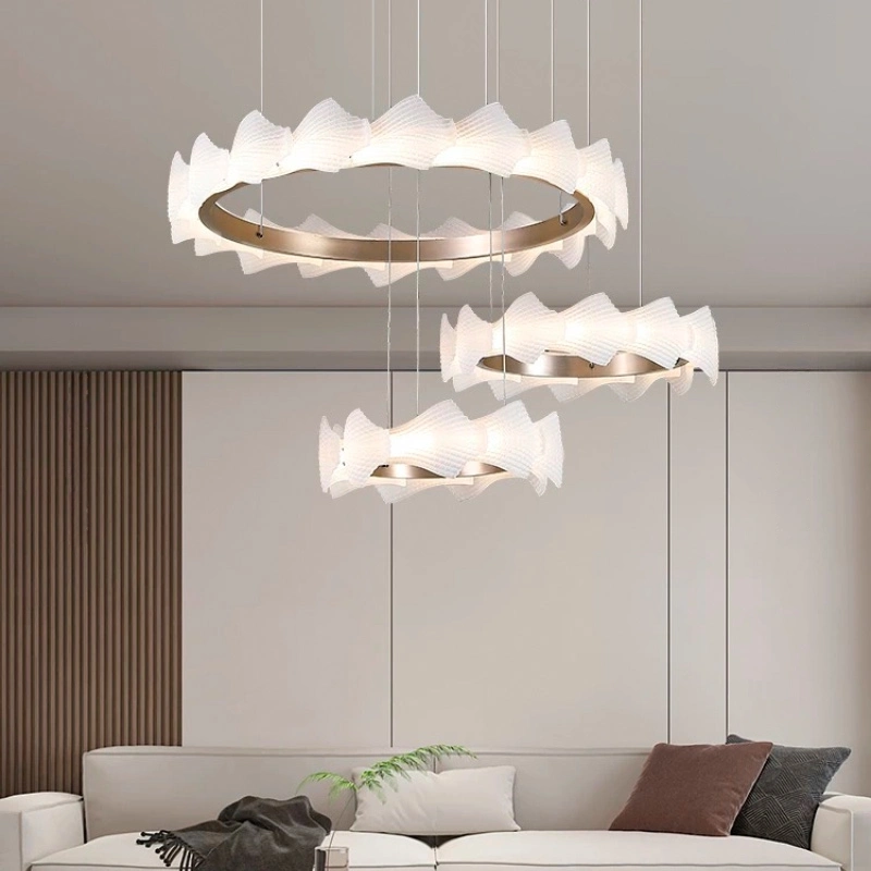 Кольцевые люстры и светильники NIAL RING Ring chandelier