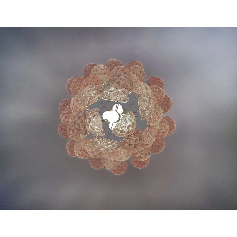Винтажная люстра Murano Chandelier 41 Rose Drop Glass