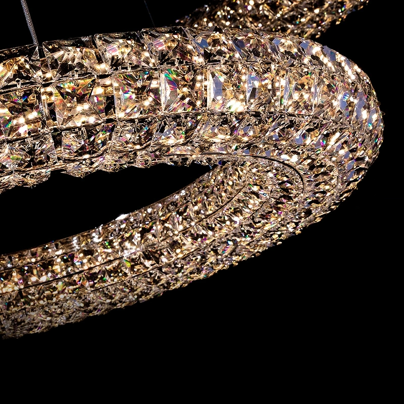 Кольцевые люстры и светильники ALEF Ring chandelier