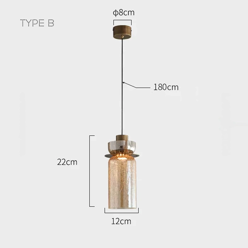 Модель B. Янтарное стекло