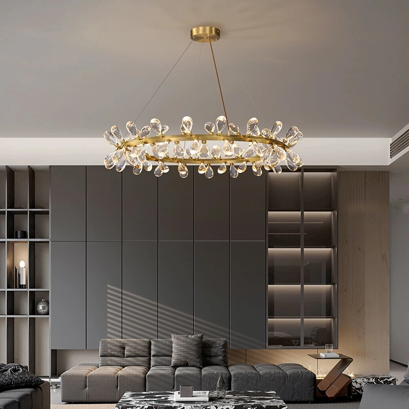 Кольцевые люстры и светильники GLORIOLE RING Ring chandelier