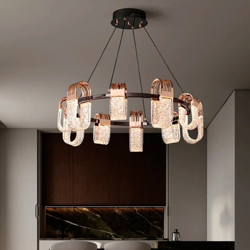Кольцевые люстры и светильники JERALD RING Ring chandelier