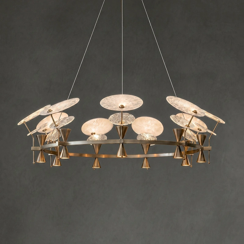 Кольцевые люстры и светильники ARNDT CH Ring chandelier
