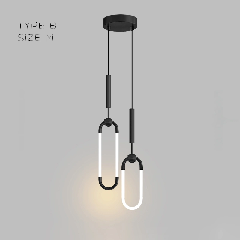 Тип B. Размер M. Цвет Черный. Теплый свет