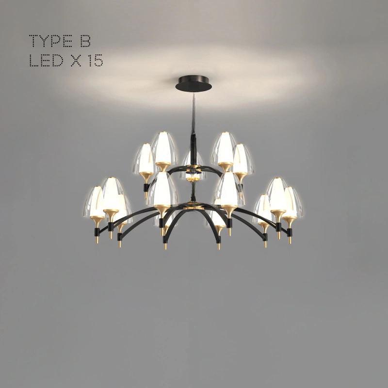 Тип B. 15 ламп