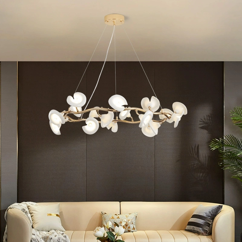 Кольцевые люстры и светильники JULY BLOSS Ring chandelier