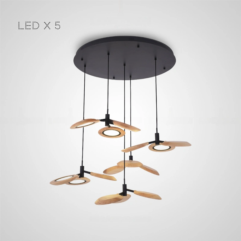 5 ламп. Цвет Светлое Дерево