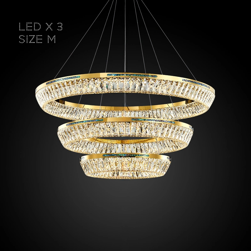 Кольцевые люстры и светильники GERTRUDA LUX
