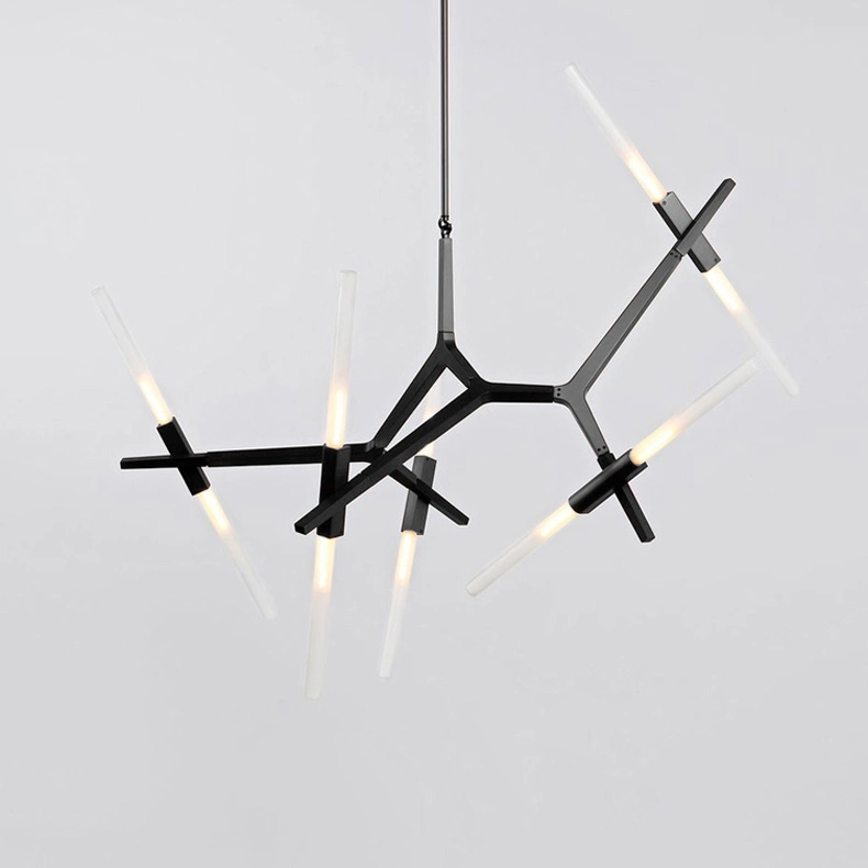 10 плафонов. Цвет черный.