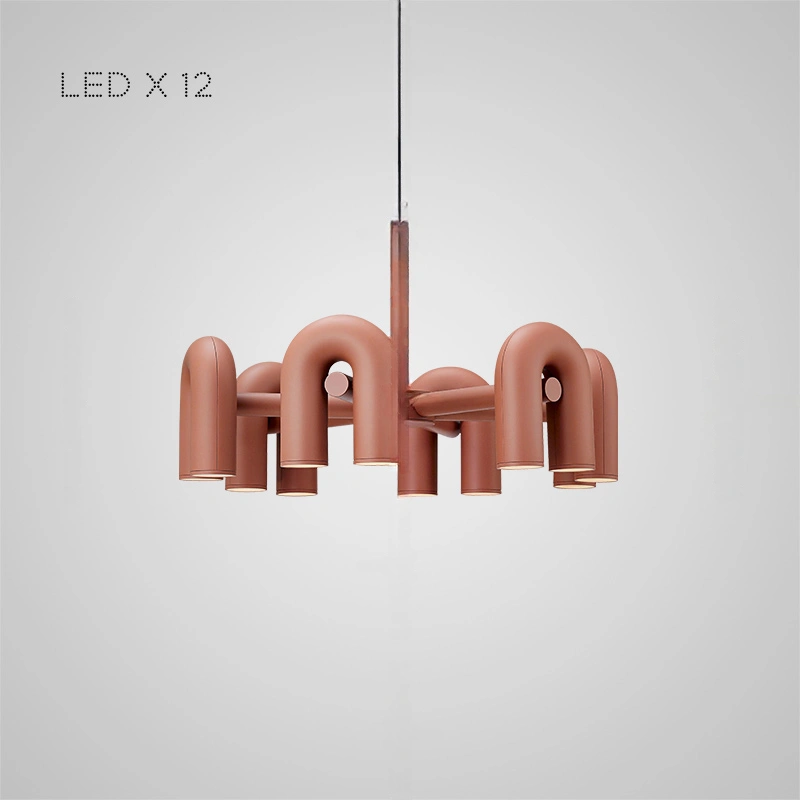 12 ламп. Цвет Красный