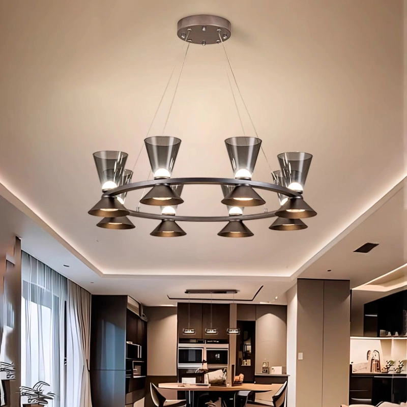 Кольцевые люстры и светильники MALCOLM RING Ring chandelier