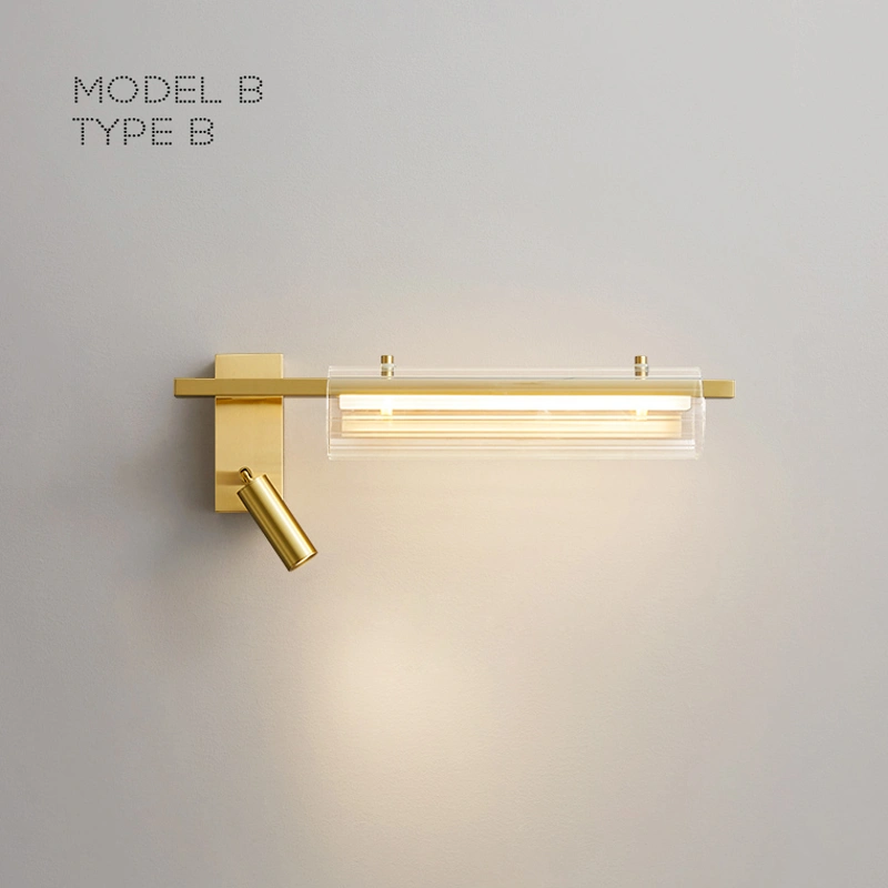 Модель В. Цвет латунь + прозрачный. Тип В