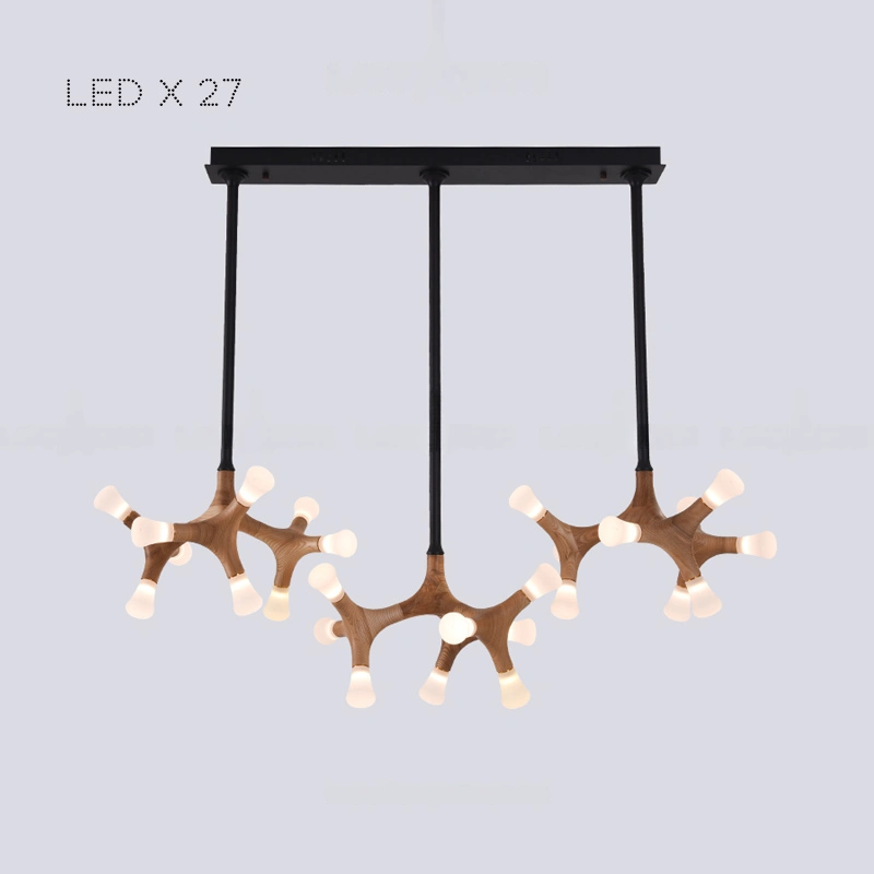 27 ламп. Цвет Светлое Дерево