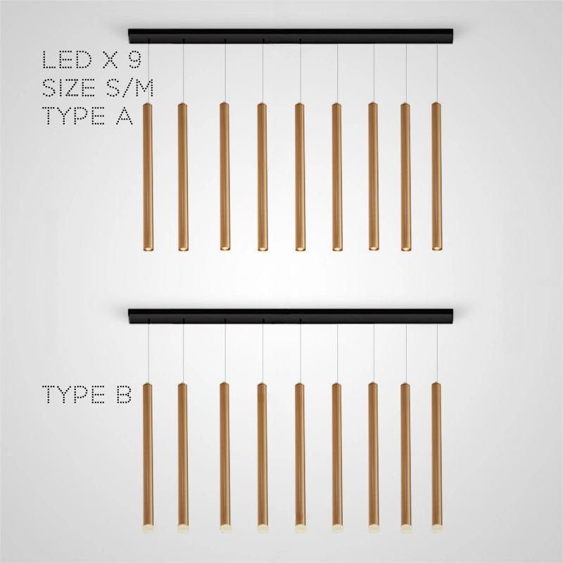 Тип B. Размер M. 9 ламп