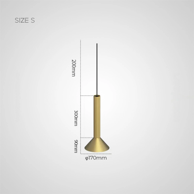 Размер S. Цвет золото матовое. 3500K