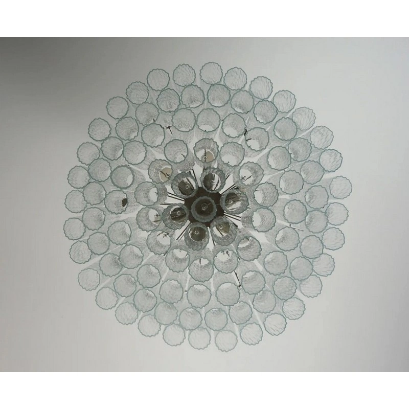 Винтажная люстра Murano Chandelier 101-01 Clear Glass Tubes