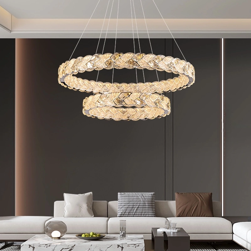 Кольцевые люстры и светильники ERHARD WAVE Ring chandelier