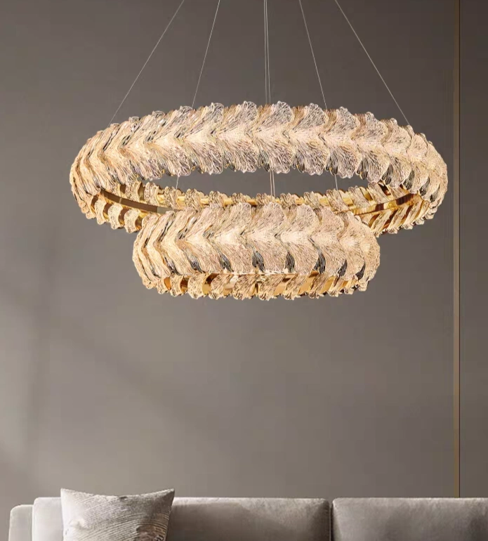 Кольцевые люстры и светильники JASKA Ring chandelier