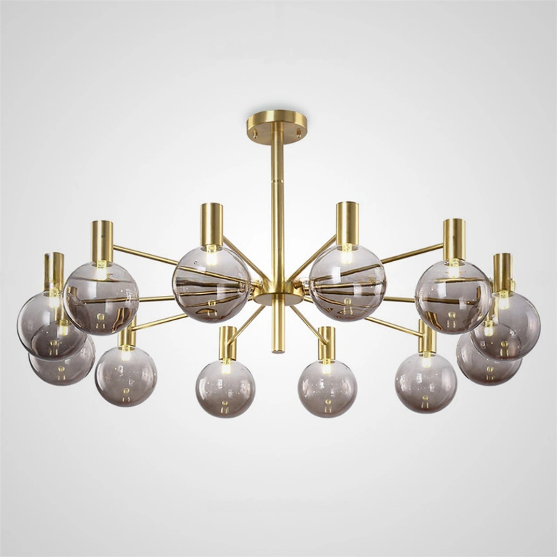 12 плафонов. Цвет каркаса золото.