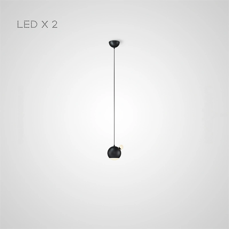 2 лампы. Цвет Черный