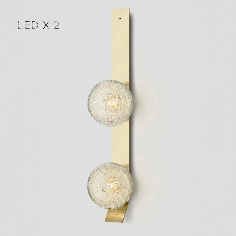 2 лампы. Цвет Латунь