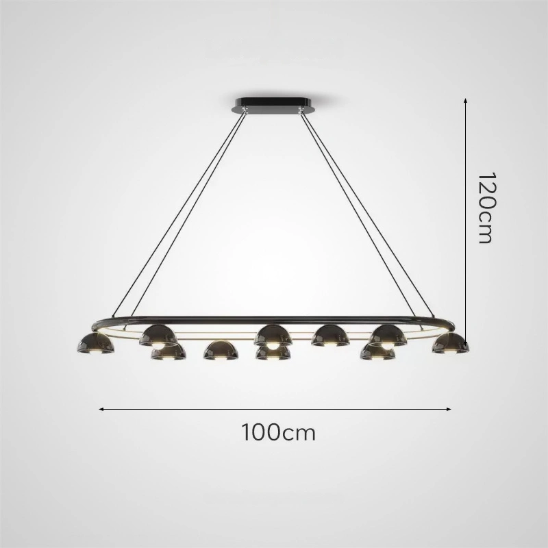 Тип B (овал). 10 плафонов