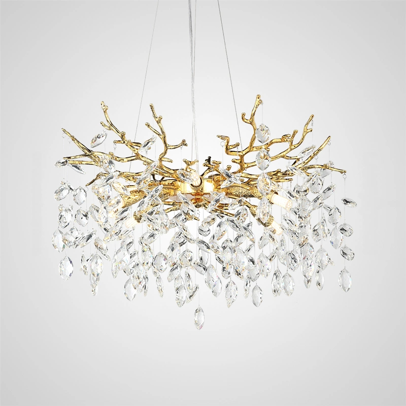 8 ламп. Цвет Золото