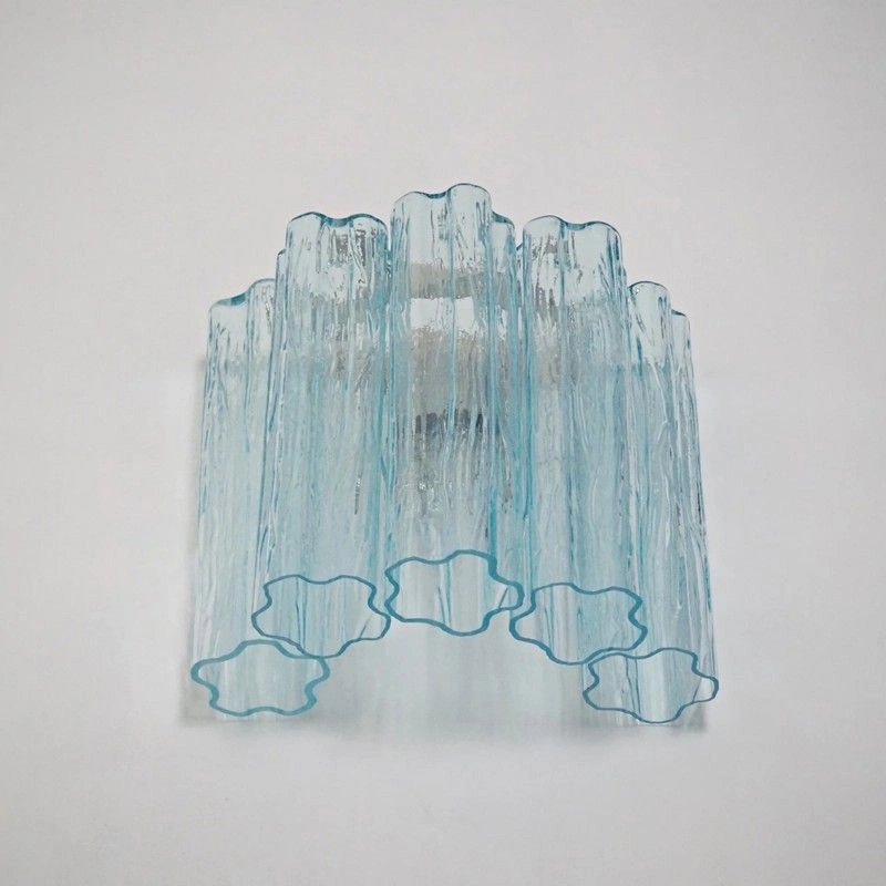 Настенный светильник Murano Wall Lamp 5 Blue Glass Tubes