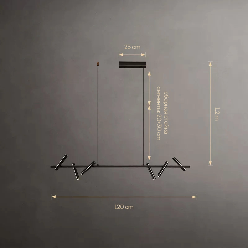 Реечный, рядный светильник LEEDS LONG Linear light