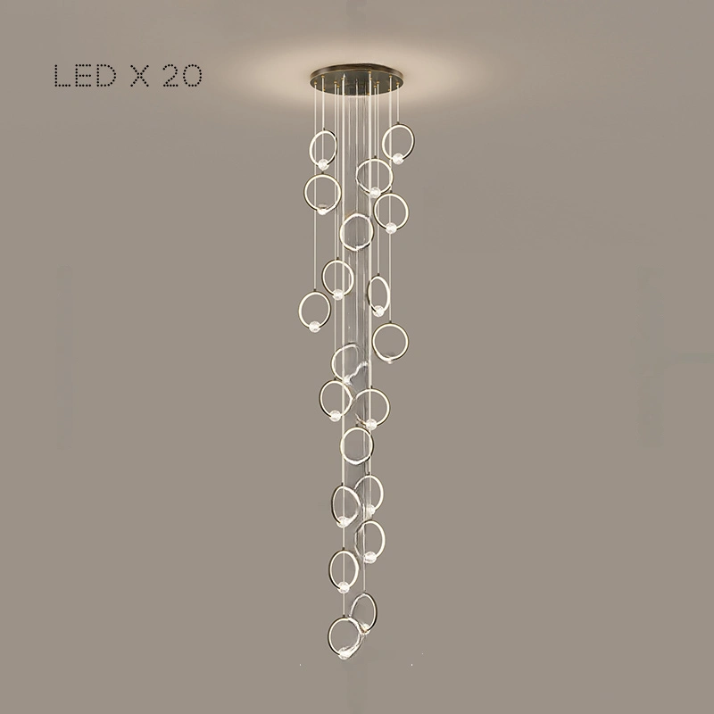 20 ламп. Цвет Латунь