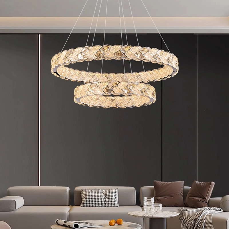 Кольцевые люстры и светильники ERHARD WAVE Ring chandelier