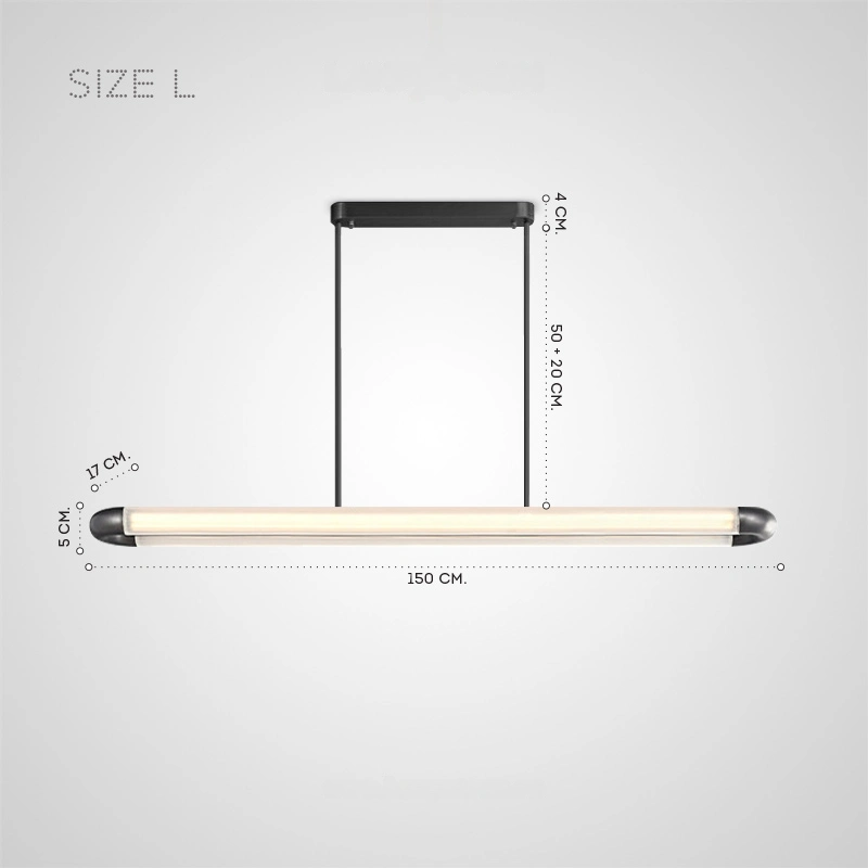 Реечный, рядный светильник LUNDBERG LONG Linear light