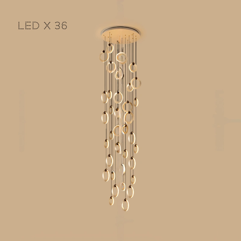 36 ламп. Цвет Латунь