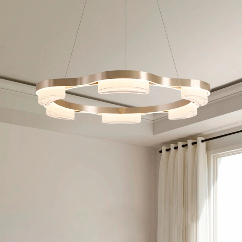 Кольцевые люстры и светильники ASER Ring chandelier