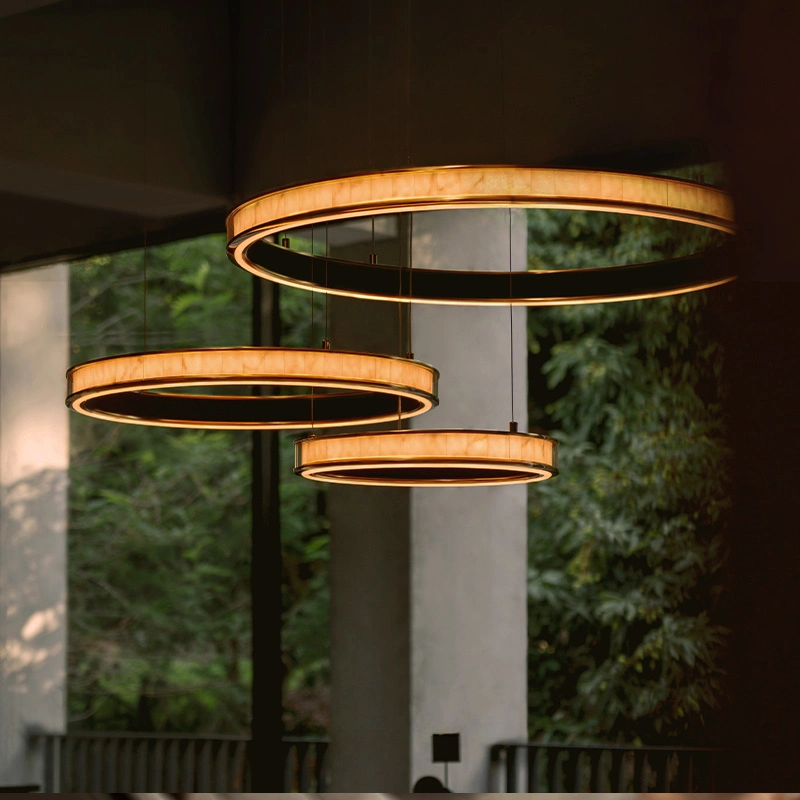 Кольцевые люстры и светильники BENJAM Ring chandelier