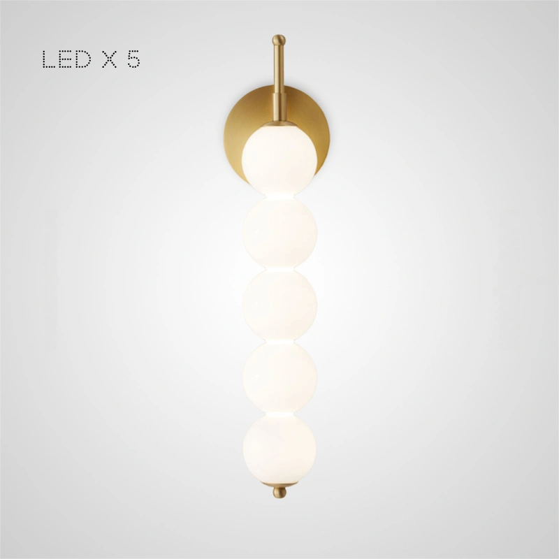 5 ламп. Цвет Латунь