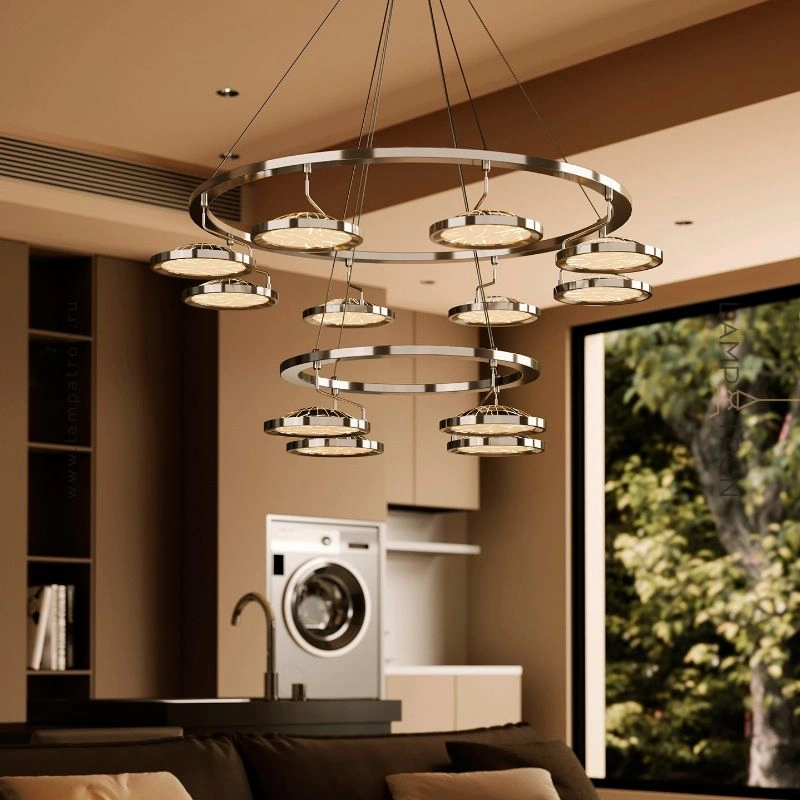 Кольцевые люстры и светильники HOLGE RING Ring chandelier