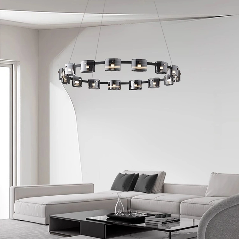 Кольцевые люстры и светильники JANICE