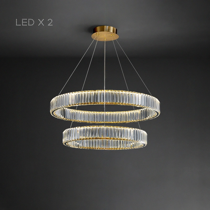 Два кольца. 40 + 60 см. Цвет Золото